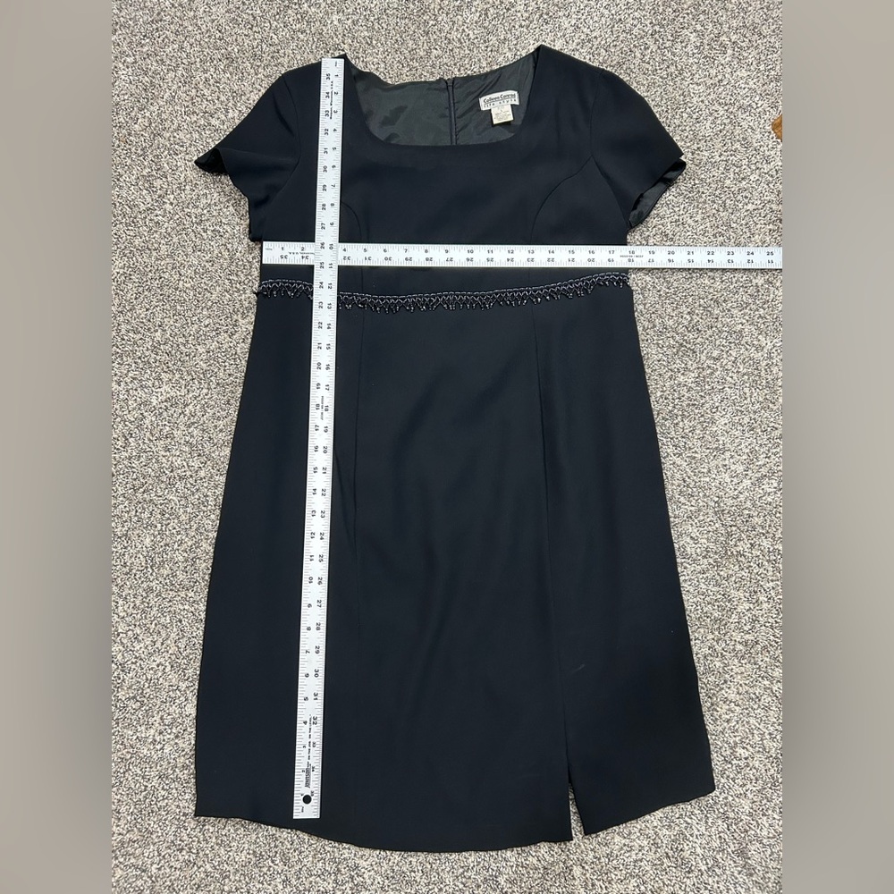 Elegant Black Cocktail Dress by Colleen Conrad Size L